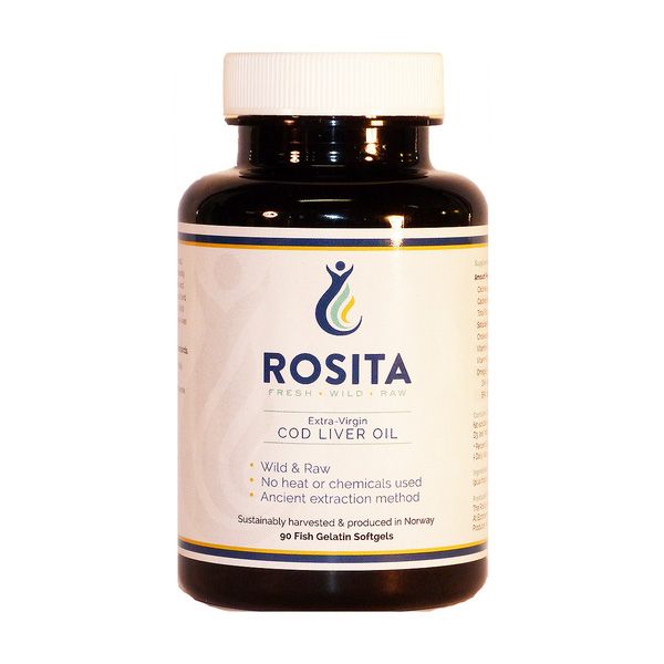 Cod Liver Oil Extra Virgin 90 softgels by Rosita